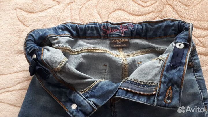 Джинсы для девочки 140-146
