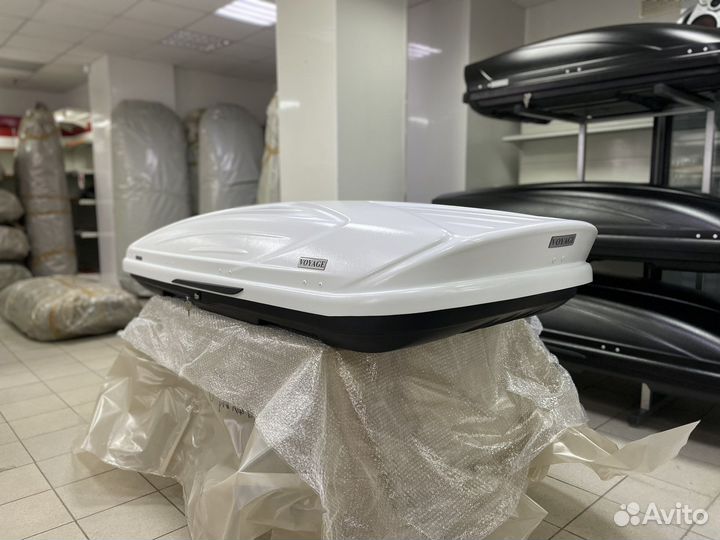 Автобокс Voyage X 500л 218см цвет Белый матовый