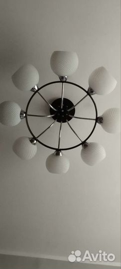 Люстра потолочная бу