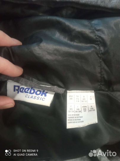 Пуховик женский reebok
