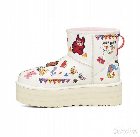 Humberto Cruz x UGG Classic Platform Pop Sketch