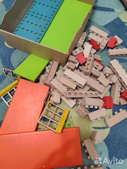 Деревянный конструктор Wood Blocks с магнитами