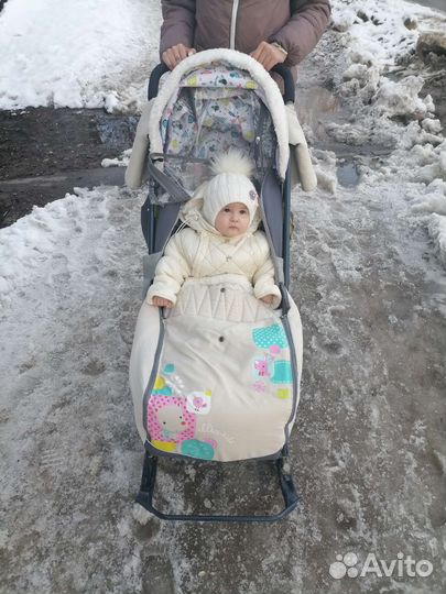 Санки коляска nika kids