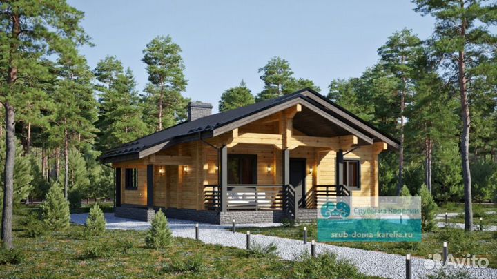 М-дом из клееного бруса