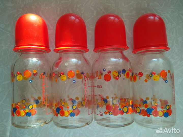 Бутылочки для детского питания 4 шт