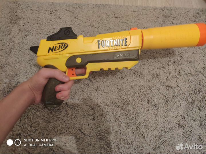 Бластер nerf fortnite
