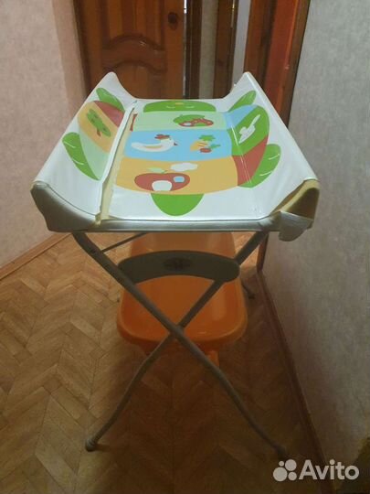 Пеленальный столик с ванночкой cam