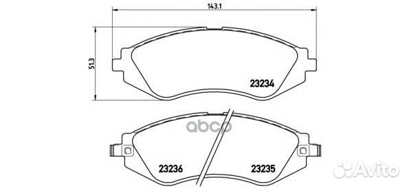 P15002 GDB3216572408B колодки дисковые п Dae