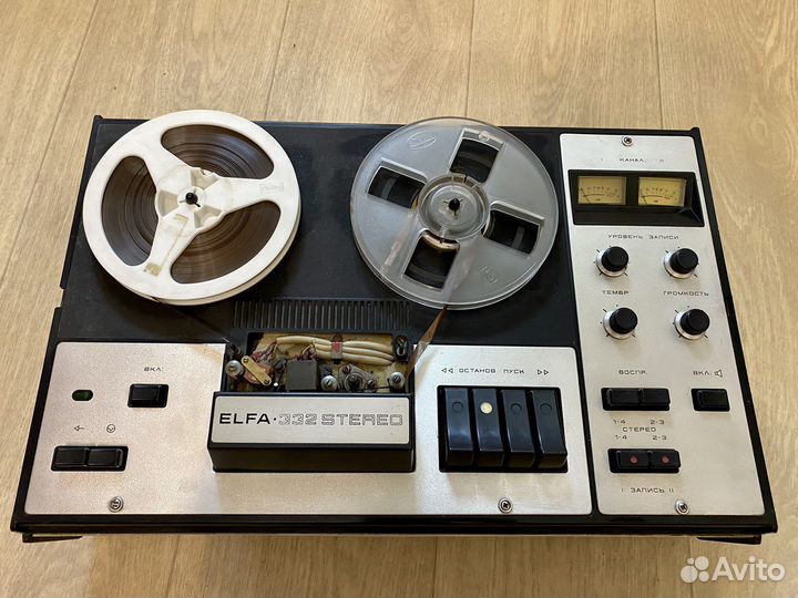 Катушечный магнитофон elfa 332