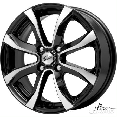 R15 4x98 6J ET35 D58,5 iFree Дайс Блэк-Джек