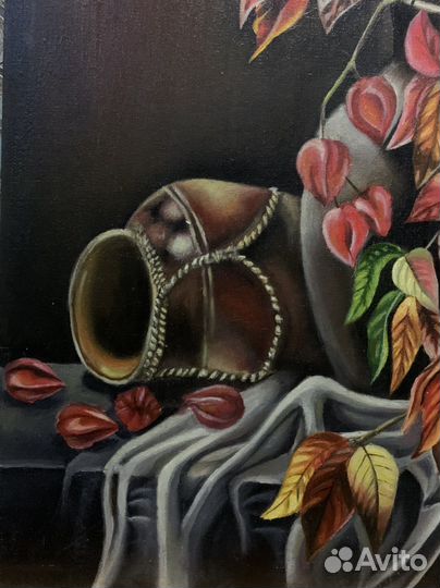 Картина маслом на холсте. Натюрморт