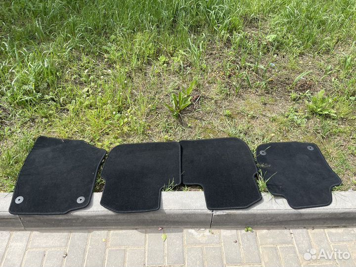 Оригинальные коврики ворс VW Polo/Skoda Rapid