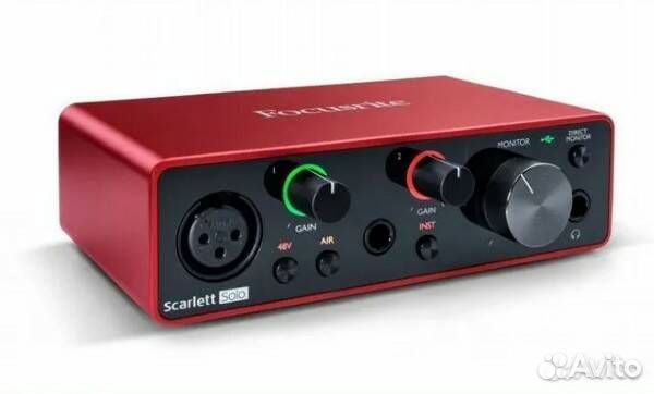 Звуковая карта Focusrite Scarlett Solo 3rd Gen