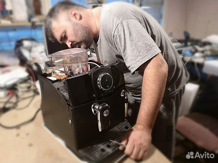 Ремонт Кофемашин и кофеварок на дому. Чистка
