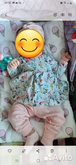 Боди для девочки 68