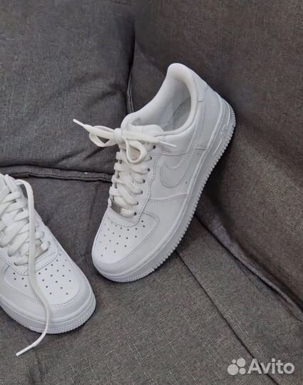 Кроссовки Nike air force 1 белые