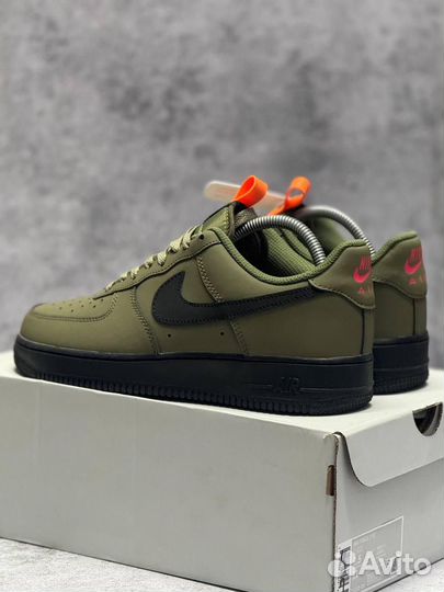 Кроссовки Nike Air Force 1 Medium Olive (Арт.73017)