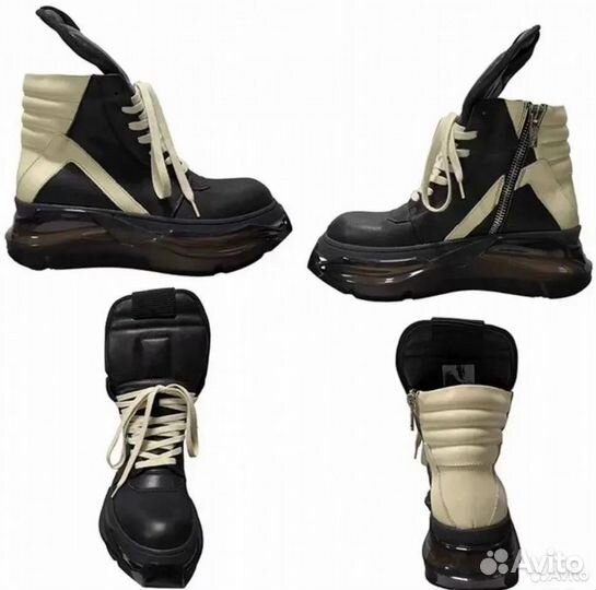 Кроссовки Rick Owens Geobasket Abstract