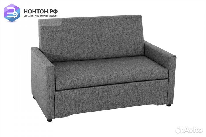 Диван выкатной Виктория-5 с кантом серый