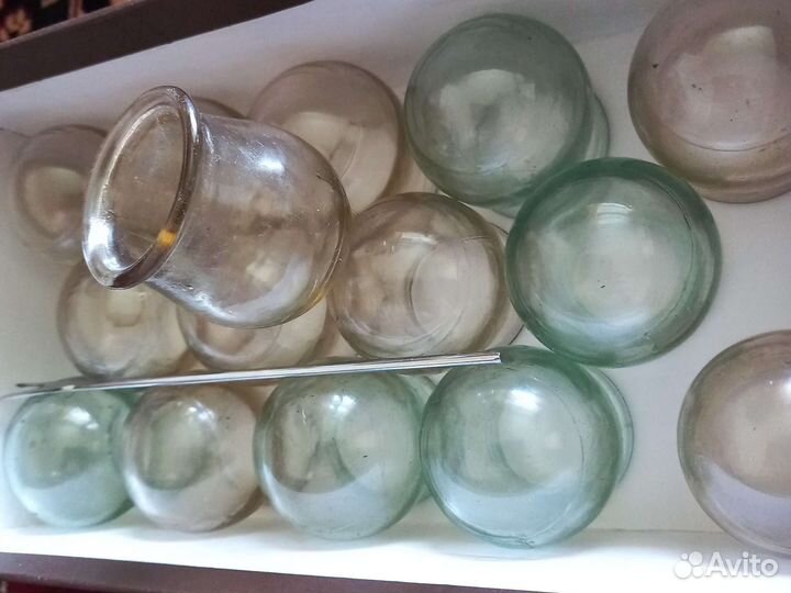 Медицинские банки стеклянные СССР