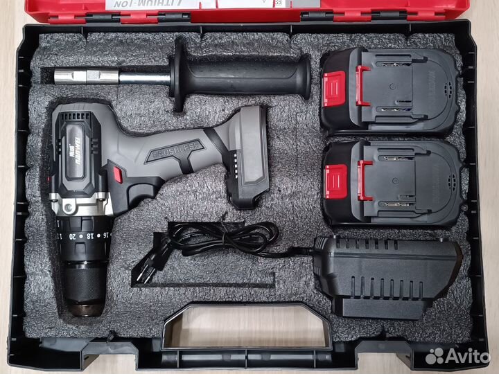 Шуруповерт для ледобура Nanwei 21V 6Ah 2акб