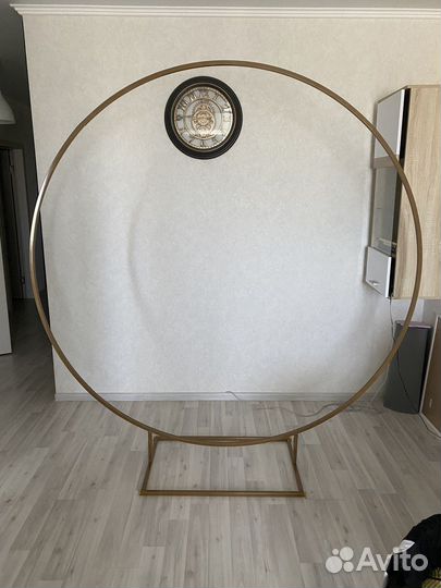 Свадебная арка, фотозона круглая