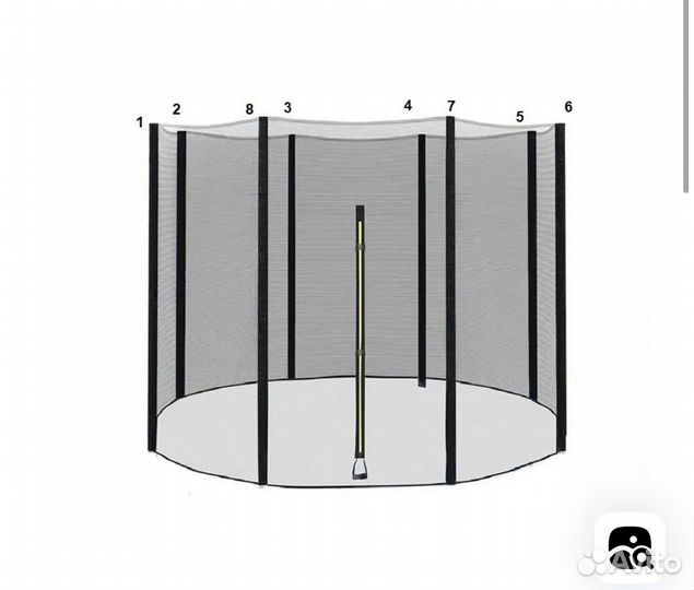 Защитная сетка для батута