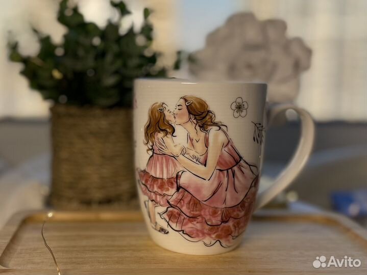 Кружка подарок для мамы фарфор Lefard 400 мл