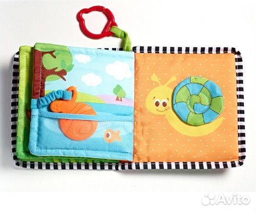 Tiny Love Мягкая книжка подвеска Лесное озеро