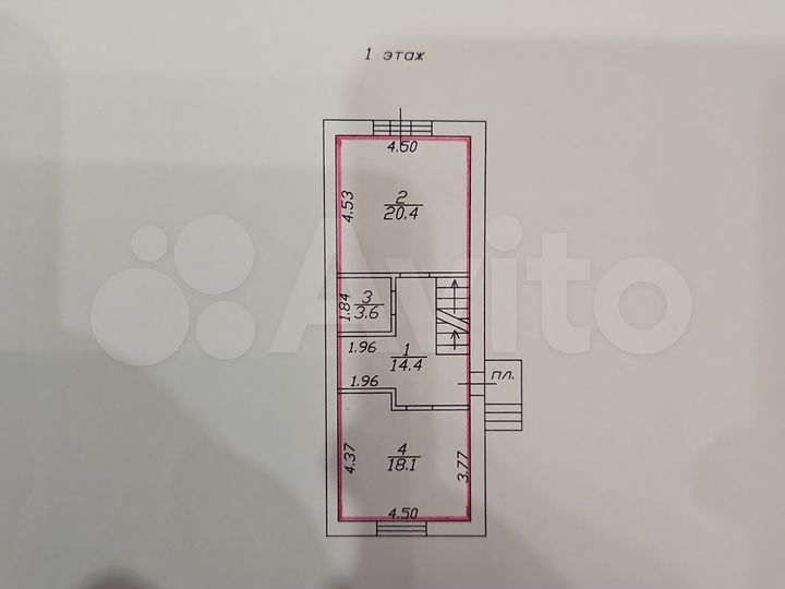 Таунхаус 268,4 м² на участке 2,8 сот.