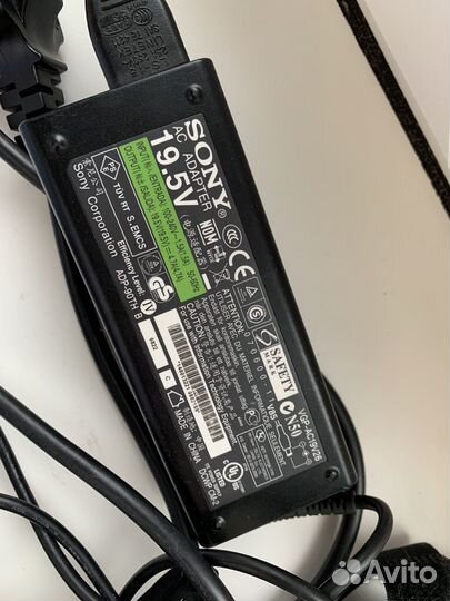 Блок питания для ноутбука sony vaio