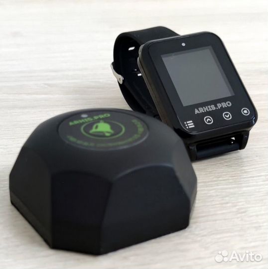 Кнопка вызова модель Бургер и пейджер на руку