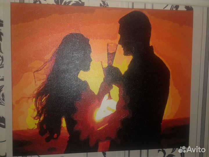 Готовые картины по номерам