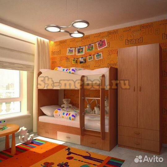 Шкаф Комбинированныйт (Орех темный)