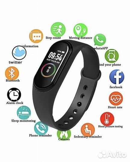 Смарт-браслеты. М 4
