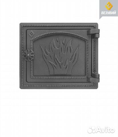 Дверка везувий печная дт-3 (антрацит)