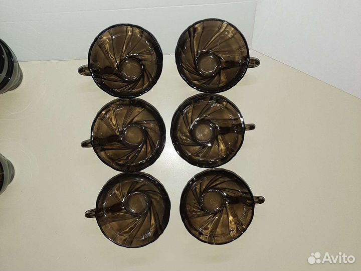 Чайные чашки, низкие стаканы Франция 125мл