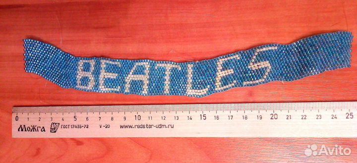 Фенечка из бисера beatles + бисер