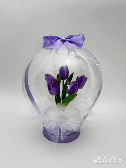 Тюльпаны в прозопчном шаре
