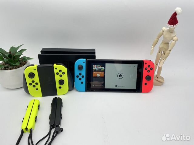 Nintendo Switch rev 2 + джойконы купить в Москве | Электроника | Авито