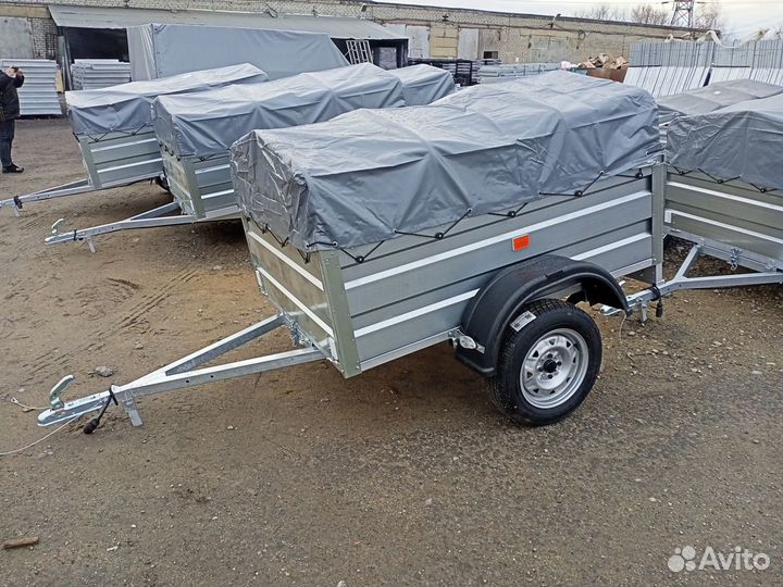 Прицеп для автомобиля с высоким бортом