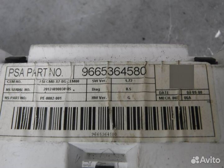 Панель приборов Ситроен C5 2