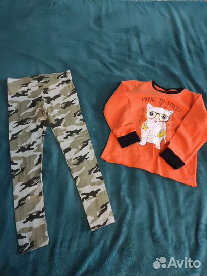 Вещи для девочки на110- 116см