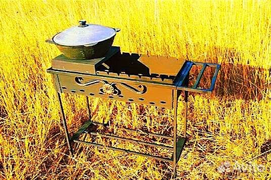 Мангал HIT 3 мм., 4 мм. Разборный Перевозной