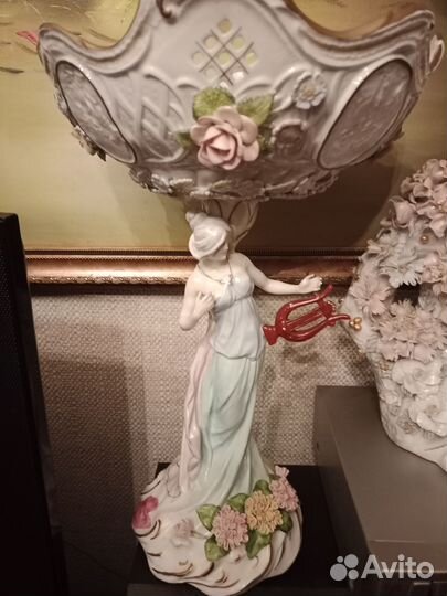 Ваза фарфоровая для фруктов 43 см Германия