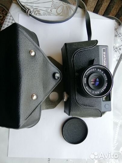 Фотоаппарат Vilia со вспышкой, пленочный