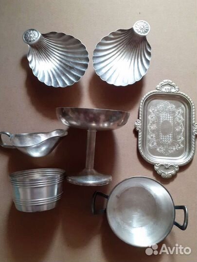 Мельхиоровая посуда СССР