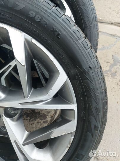 Литые диски в комплекте с шины 215/55R17 Sonata