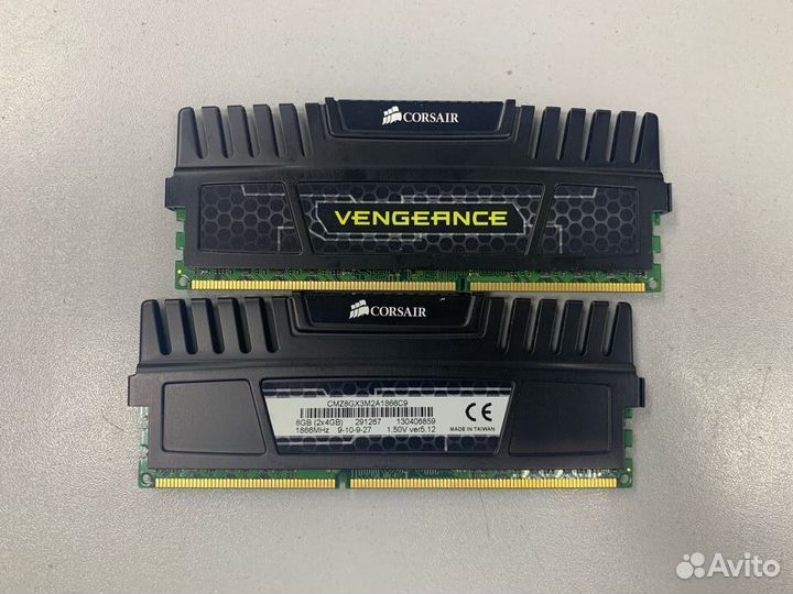 Комплект памяти Corsair 8Gb (2x 4gb) 1866Mhz