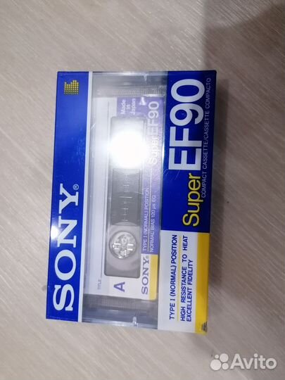 Аудиокассеты новые запечатанные sony